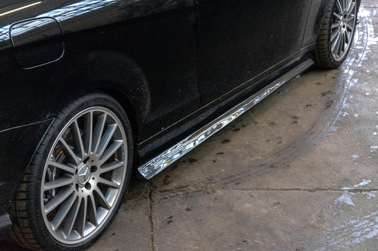 MERCEDES W204 C63 CARBON FIBRE SIDE SKIRTS - CT Carbon