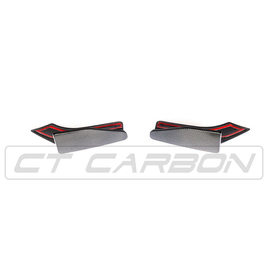 BMW F15 X5 CARBON FIBRE REAR CANARDS - MP STYLE