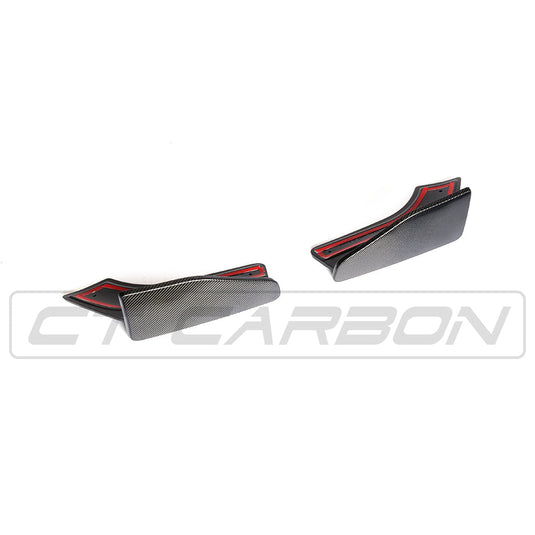 BMW F15 X5 CARBON FIBRE REAR CANARDS - MP STYLE