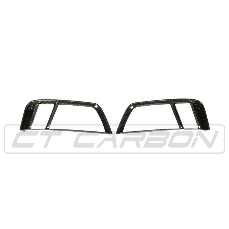 Load image into Gallery viewer, AUDI R8 V10 GEN 2 CARBON FIBRE REAR SIDE GRILLES
