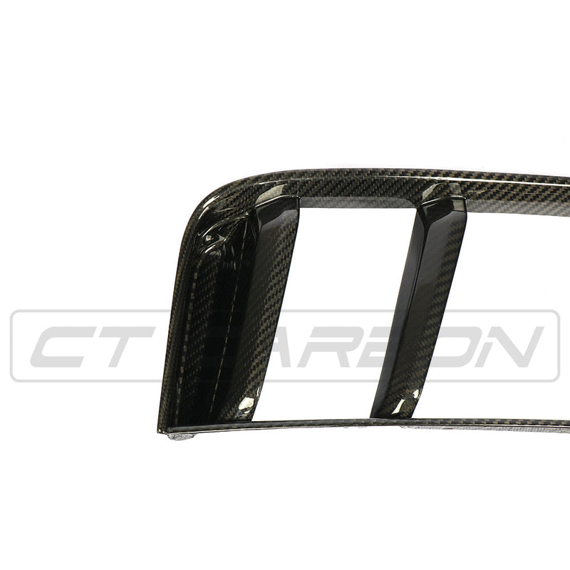 Load image into Gallery viewer, AUDI R8 V10 GEN 2 CARBON FIBRE REAR SIDE GRILLES

