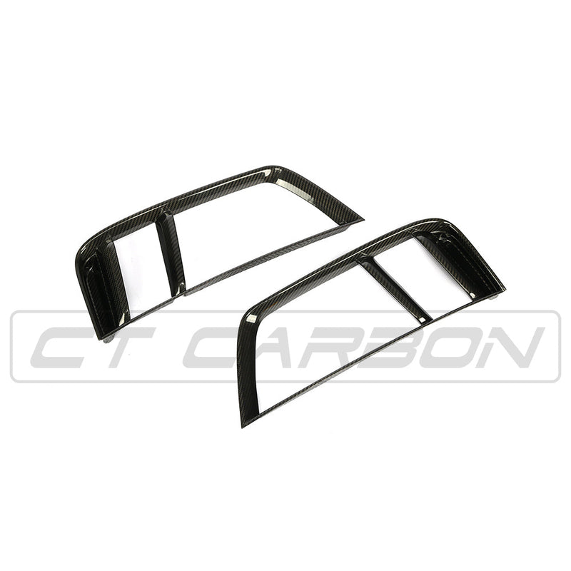 Load image into Gallery viewer, AUDI R8 V10 GEN 2 CARBON FIBRE REAR SIDE GRILLES
