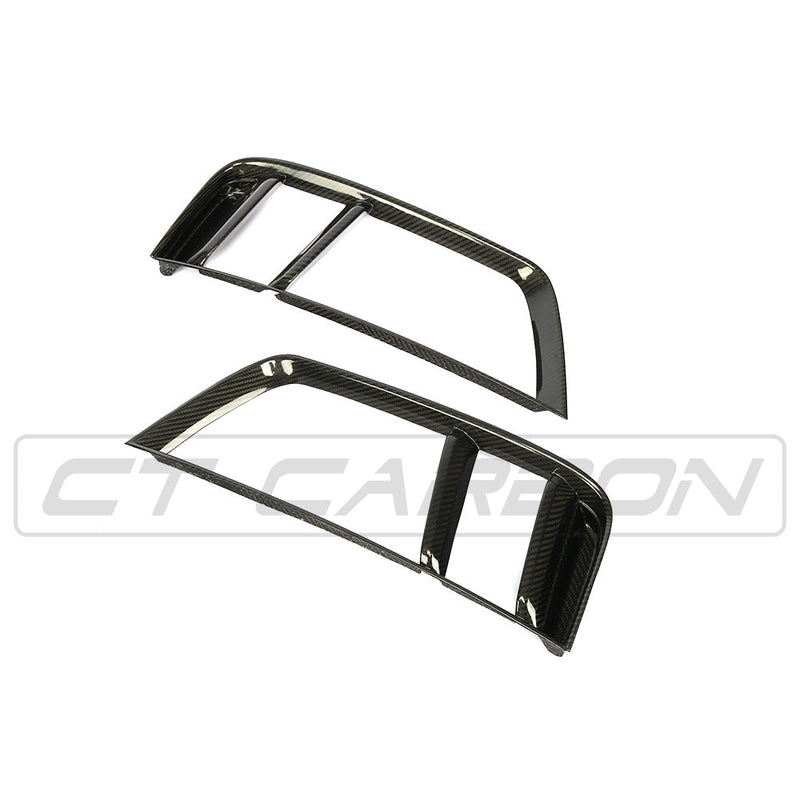 Load image into Gallery viewer, AUDI R8 V10 GEN 2 CARBON FIBRE REAR SIDE GRILLES
