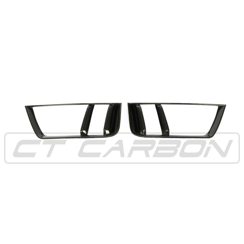 Load image into Gallery viewer, AUDI R8 V10 GEN 2 CARBON FIBRE REAR SIDE GRILLES
