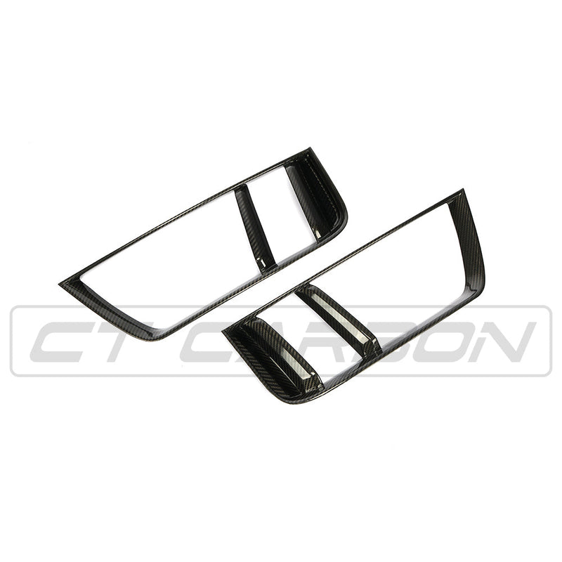 Load image into Gallery viewer, AUDI R8 V10 GEN 2 CARBON FIBRE REAR SIDE GRILLES
