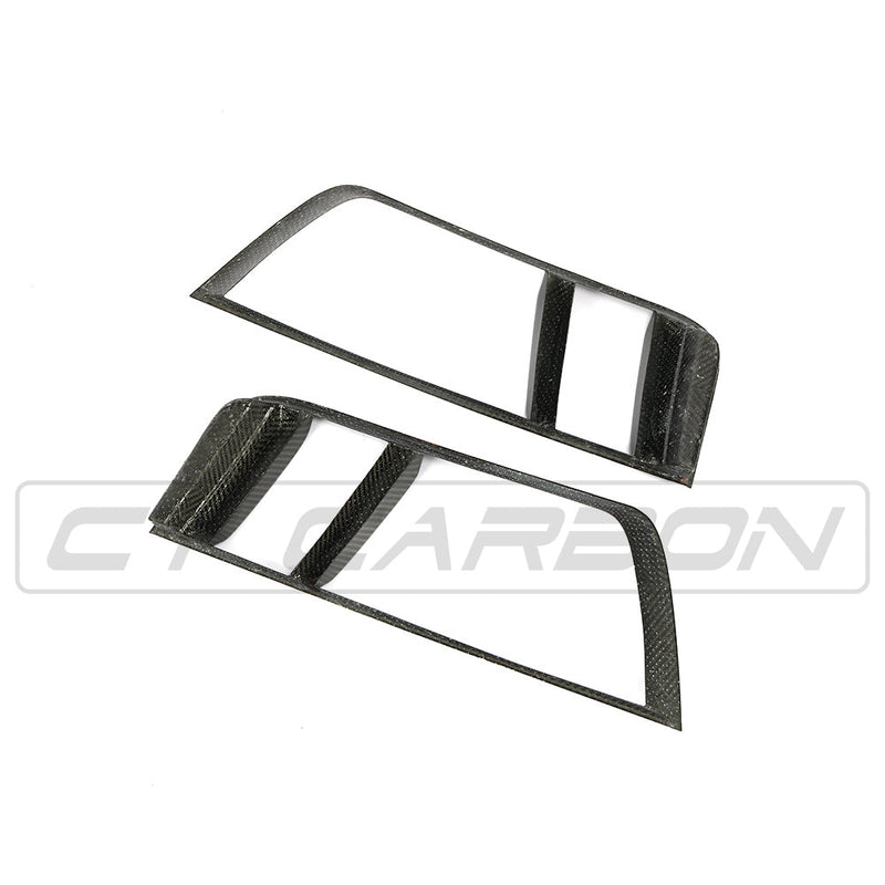 Load image into Gallery viewer, AUDI R8 V10 GEN 2 CARBON FIBRE REAR SIDE GRILLES
