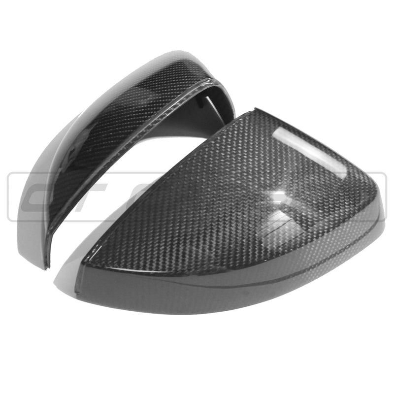 Load image into Gallery viewer, AUDI A3/S3/RS3 8V PRE-PREG CARBON FIBRE MIRRORS - WITHOUT LANE ASSIST
