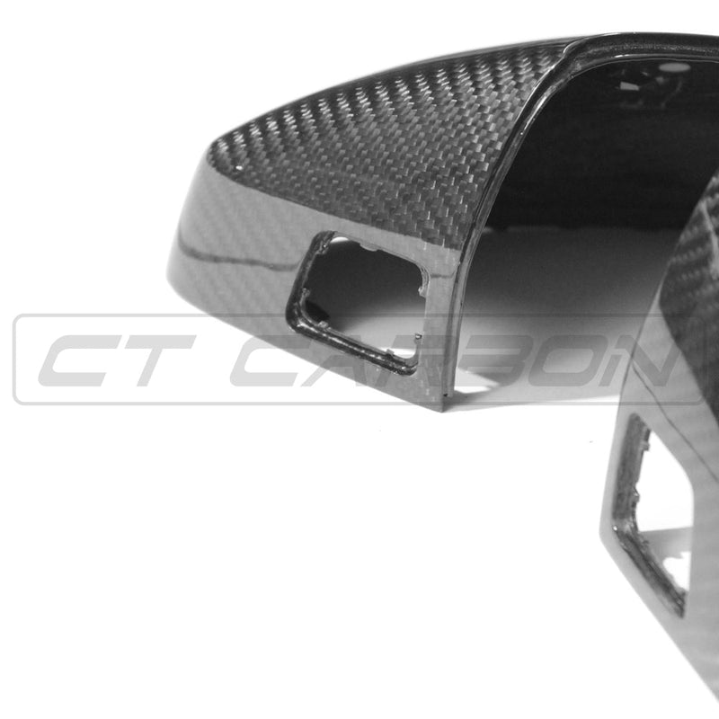 Load image into Gallery viewer, AUDI A3 S3 RS3 8V PRE-PREG CARBON FIBRE MIRRORS - WITH LANE ASSIST
