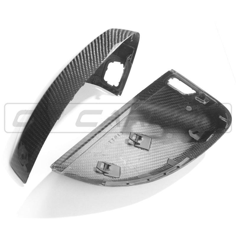 Load image into Gallery viewer, AUDI A3 S3 RS3 8V PRE-PREG CARBON FIBRE MIRRORS - WITH LANE ASSIST
