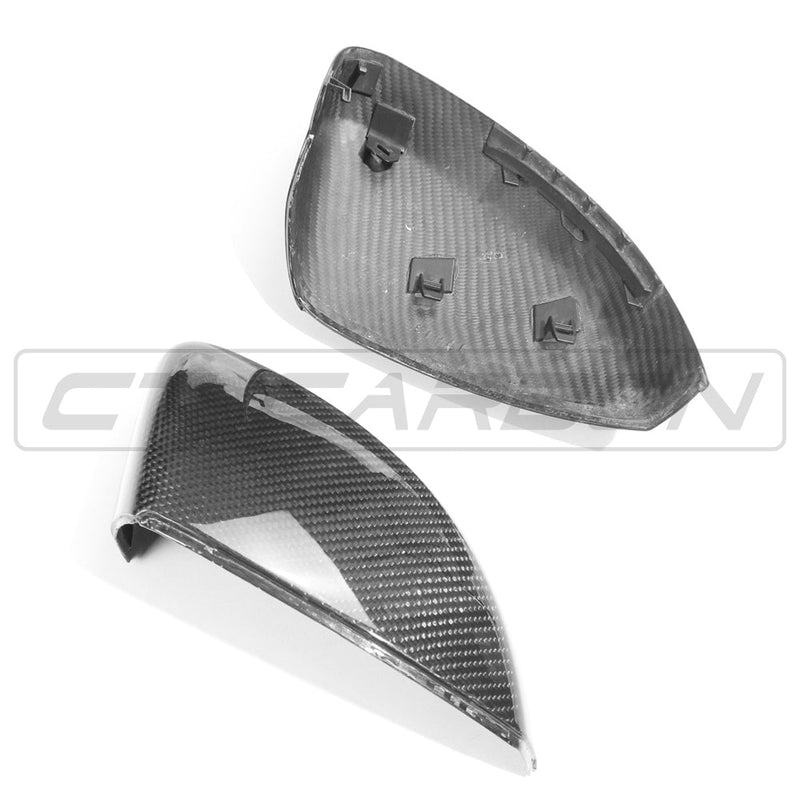 Load image into Gallery viewer, AUDI A3/S3/RS3 8V PRE-PREG CARBON FIBRE MIRRORS - WITHOUT LANE ASSIST
