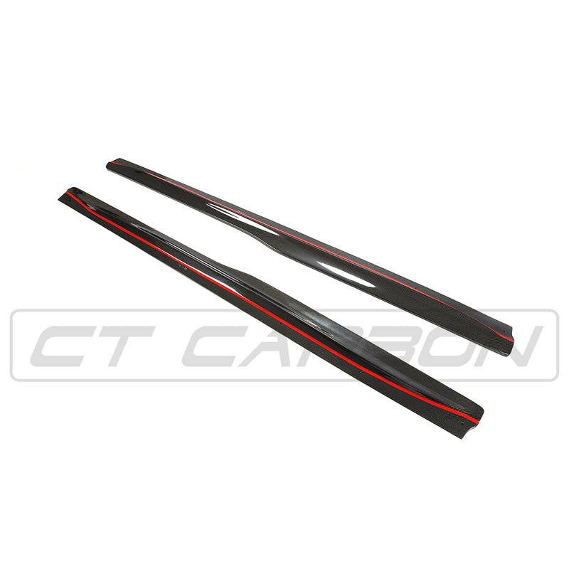 Load image into Gallery viewer, BMW M3 (F80) CARBON FIBRE SIDE SKIRTS - PS STYLE
