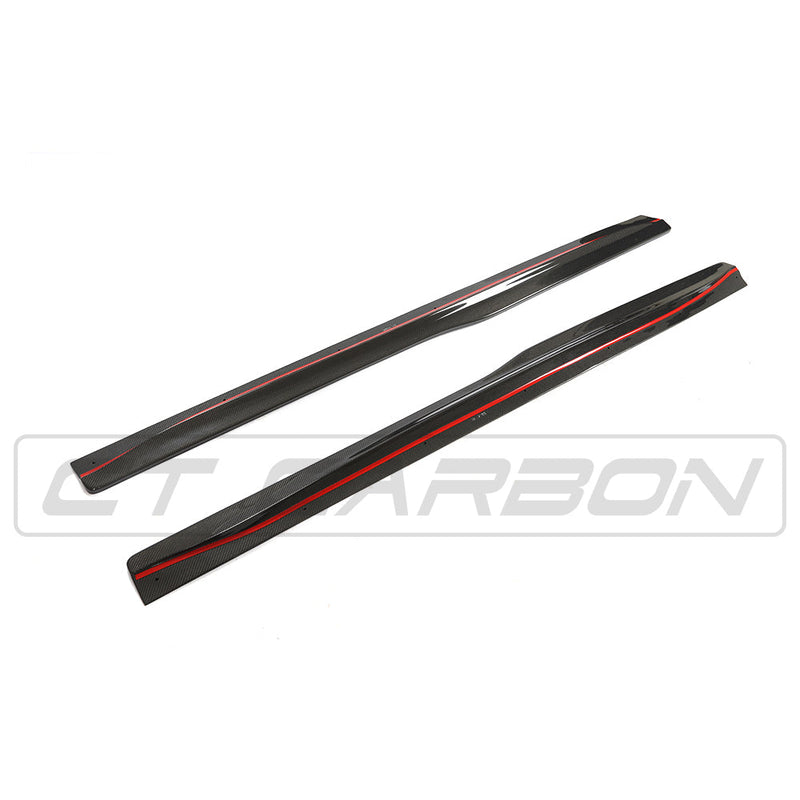 Load image into Gallery viewer, BMW M3 (F80) CARBON FIBRE SIDE SKIRTS - PS STYLE
