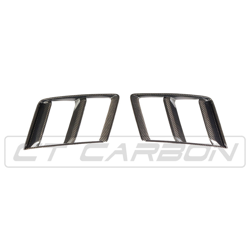 Load image into Gallery viewer, AUDI R8 V10 GEN 2 CARBON FIBRE SIDE GRILLES
