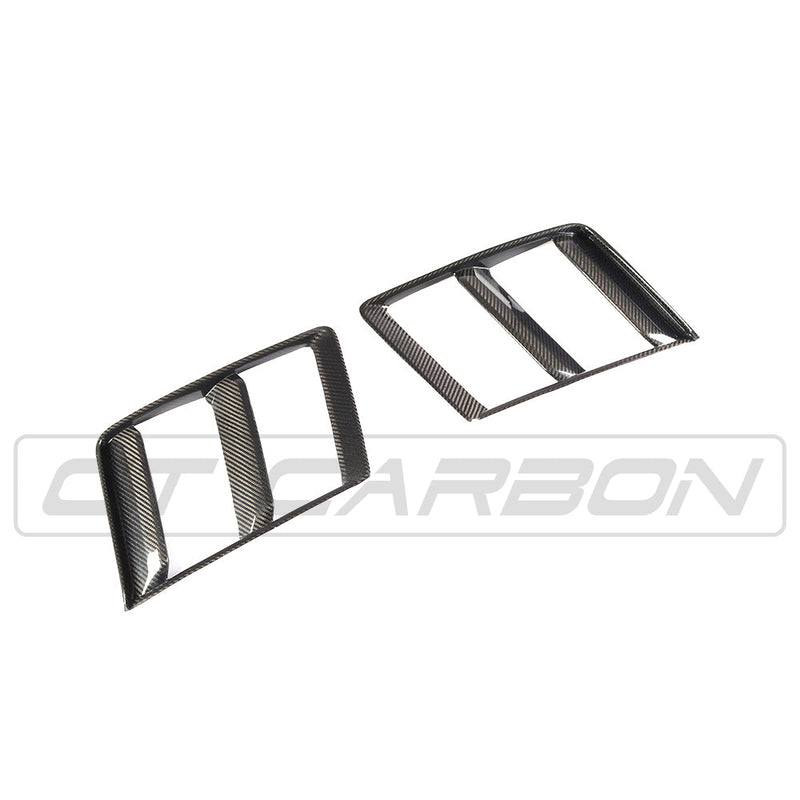 Load image into Gallery viewer, AUDI R8 V10 GEN 2 CARBON FIBRE SIDE GRILLES

