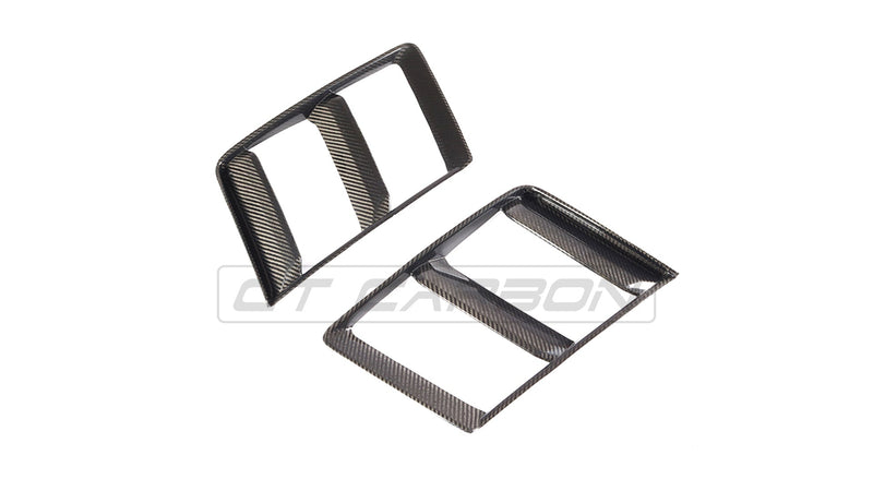 Load image into Gallery viewer, AUDI R8 V10 GEN 2 CARBON FIBRE SIDE GRILLES
