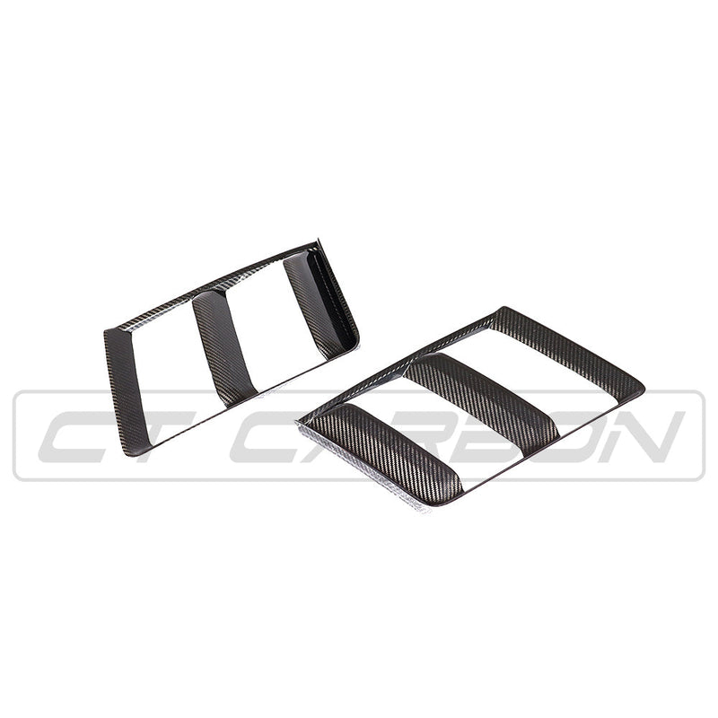 Load image into Gallery viewer, AUDI R8 V10 GEN 2 CARBON FIBRE SIDE GRILLES
