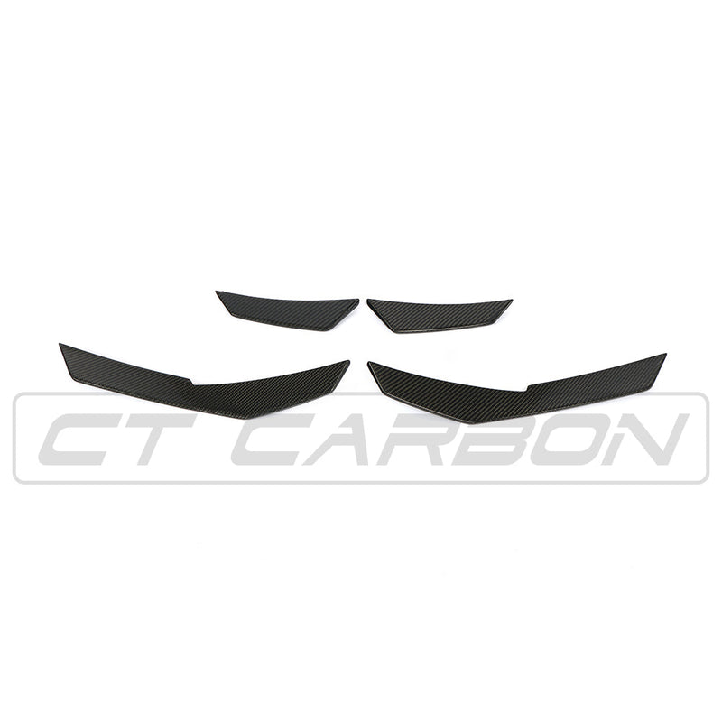 Load image into Gallery viewer, AUDI R8 V10 GEN 2 CARBON FIBRE SIDE CANARDS
