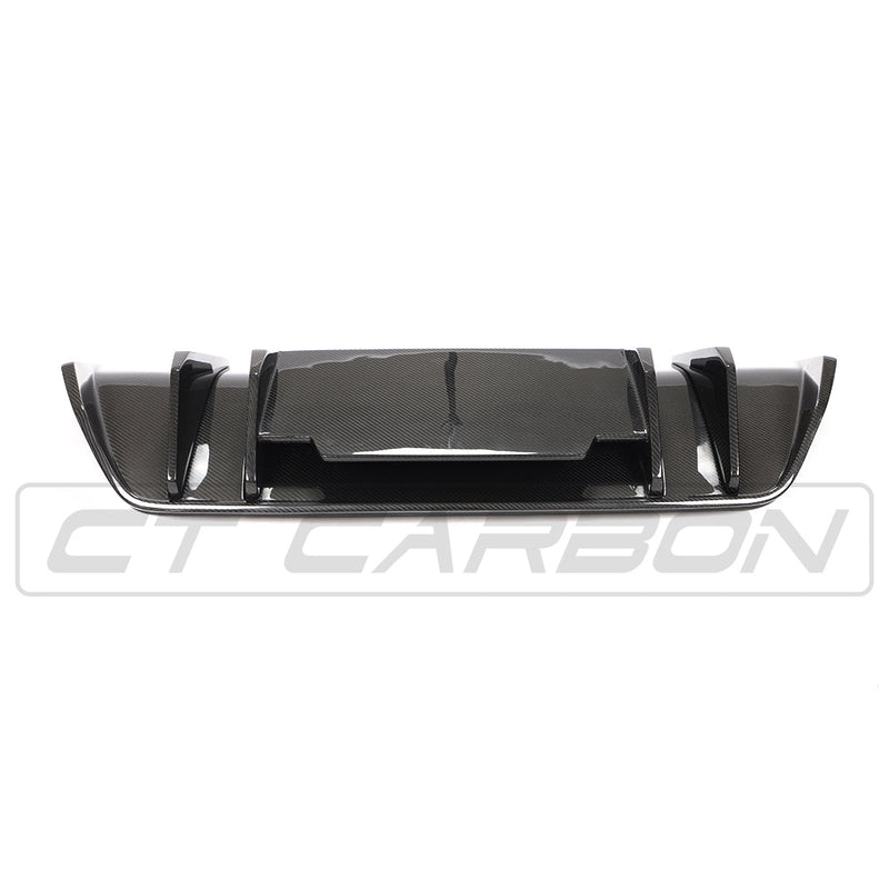 Load image into Gallery viewer, AUDI R8 V10 GEN 2 CARBON FIBRE DIFFUSER - V STYLE
