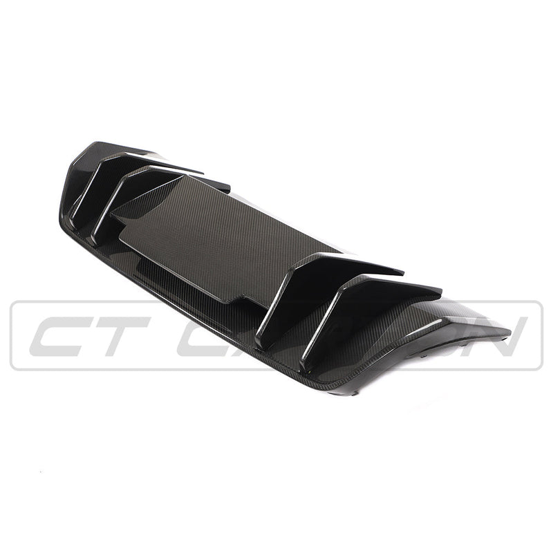 Load image into Gallery viewer, AUDI R8 V10 GEN 2 CARBON FIBRE DIFFUSER - V STYLE
