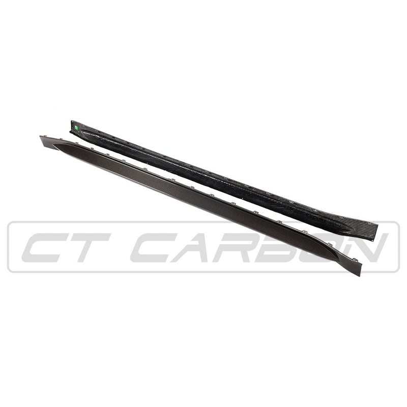 Load image into Gallery viewer, BMW M3 G80 CARBON FIBRE SIDE SKIRT REPLACEMENT - CT DESIGN
