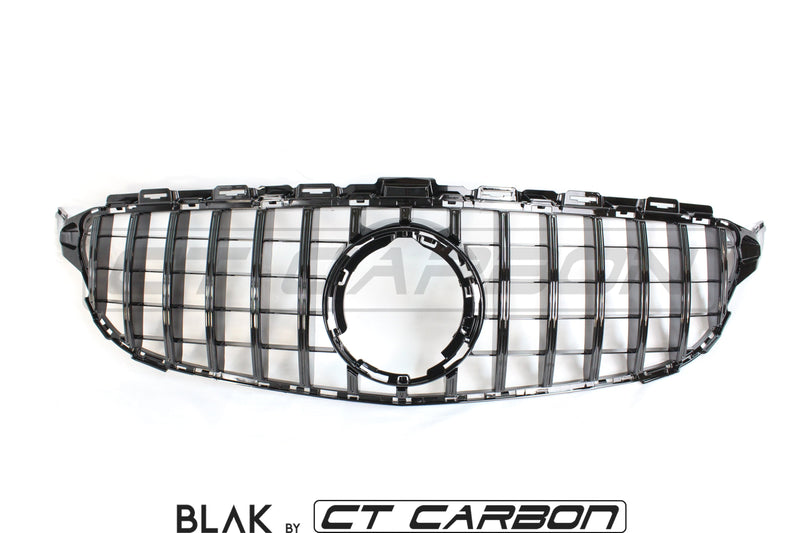 Load image into Gallery viewer, MERCEDES W205 C63 AMG 2014-2018 AMG GT BLACK GRILLE (WITH CAMERA)
