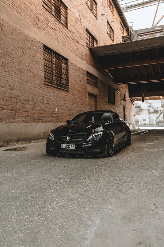 MERCEDES C63 W205 COUPE FORGED CARBON FIBRE SPLITTER - B-STYLE - CT Carbon