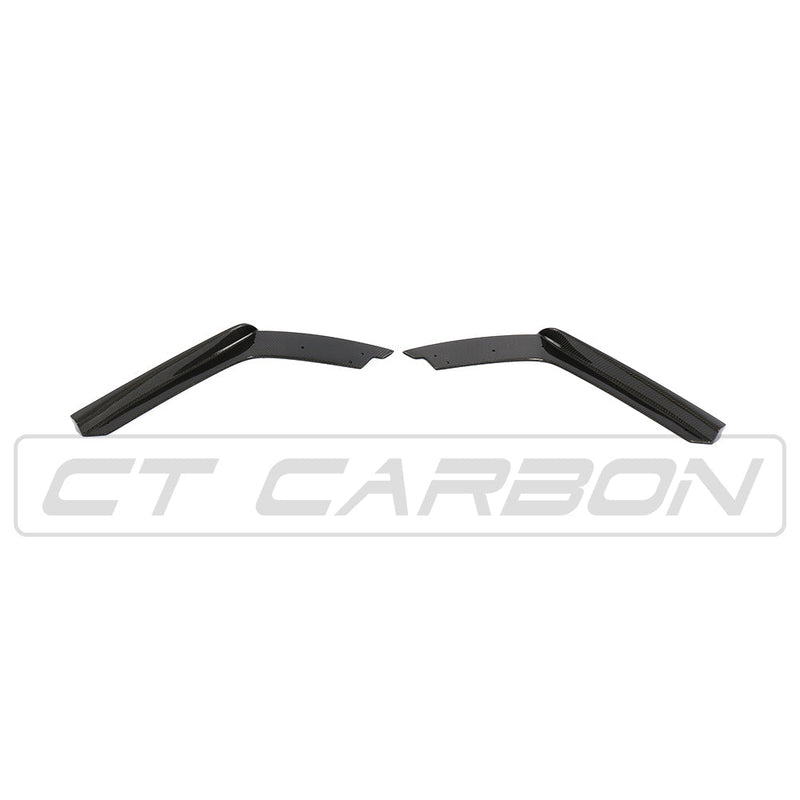 Load image into Gallery viewer, BMW M3/M4 (F80 F82 F83) CARBON FIBRE REAR BUMPER CORNERS
