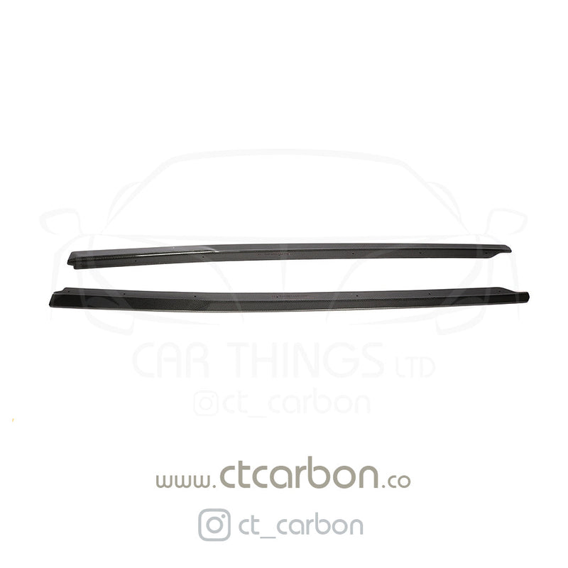 Load image into Gallery viewer, AUDI R8 V10 GEN 2 CARBON FIBRE SIDE SKIRTS - CT CARBON - CT Carbon
