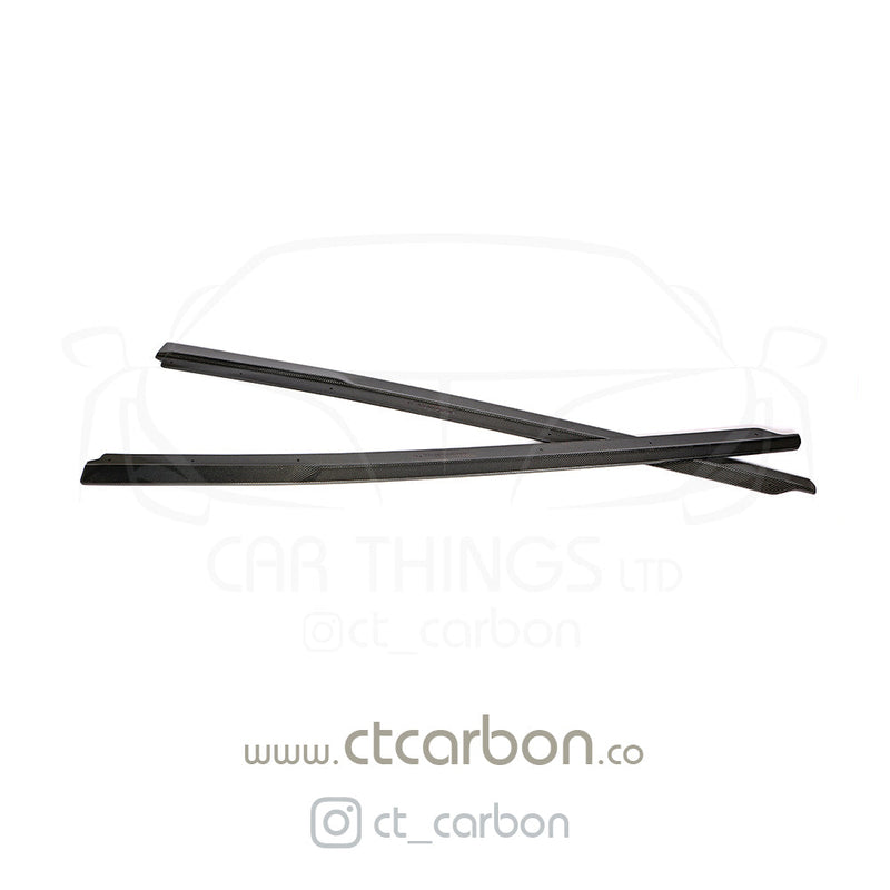 Load image into Gallery viewer, AUDI R8 V10 GEN 2 CARBON FIBRE SIDE SKIRTS - CT CARBON - CT Carbon
