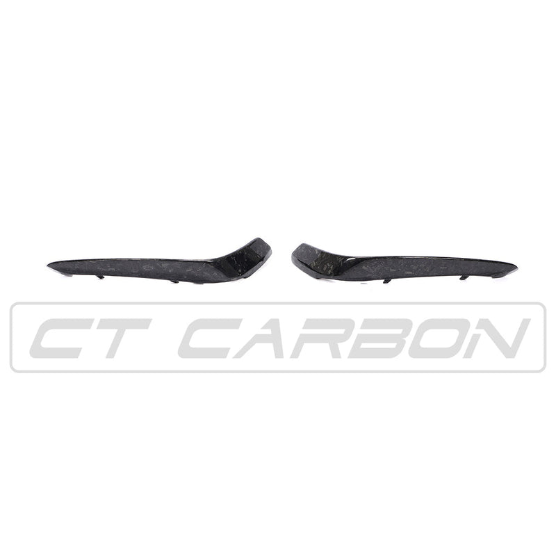 Load image into Gallery viewer, MERCEDES C63/C63S W205 COUPE &amp; SALOON FORGED CARBON FIBRE CANARDS
