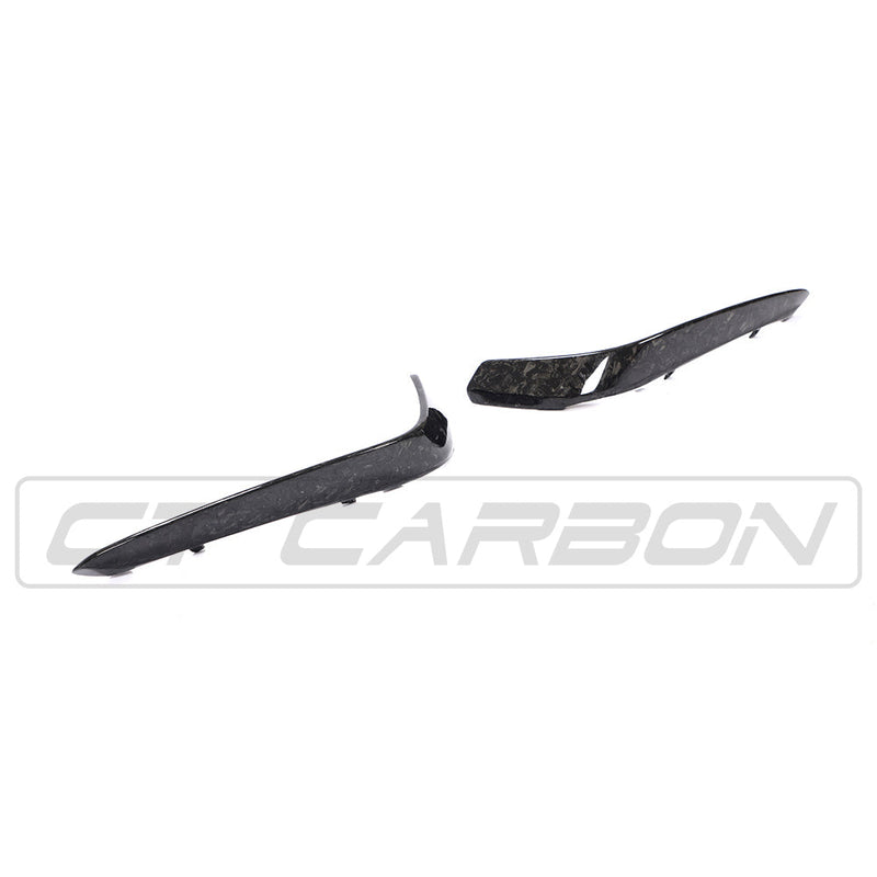 Load image into Gallery viewer, MERCEDES C63/C63S W205 COUPE &amp; SALOON FORGED CARBON FIBRE CANARDS
