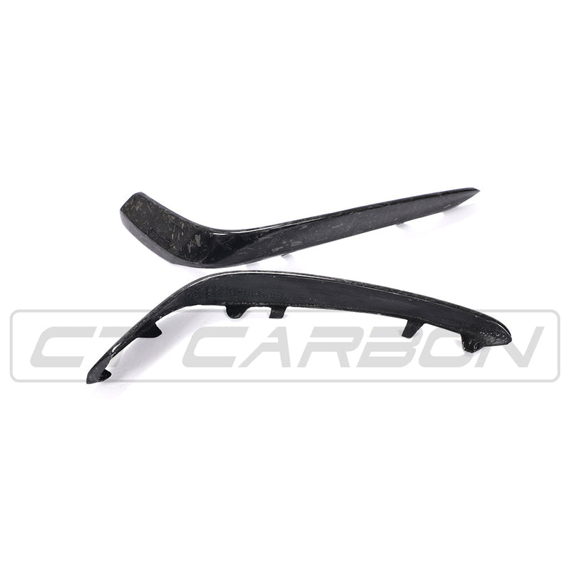 Load image into Gallery viewer, MERCEDES C63/C63S W205 COUPE &amp; SALOON FORGED CARBON FIBRE CANARDS
