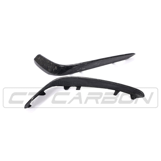 MERCEDES C63/C63S W205 COUPE & SALOON FORGED CARBON FIBRE CANARDS