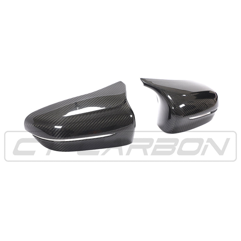 Load image into Gallery viewer, BMW F90 M5 &amp; M5C COMPETITION CARBON FIBRE MIRROR OVERLAY (RHD)
