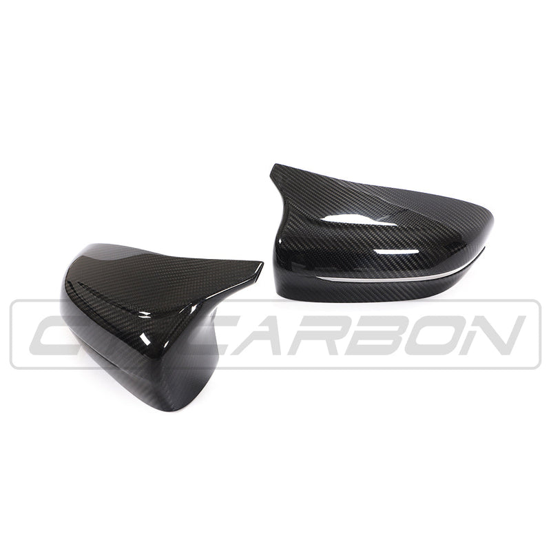 Load image into Gallery viewer, BMW F90 M5 &amp; M5C COMPETITION CARBON FIBRE MIRROR OVERLAY (RHD)
