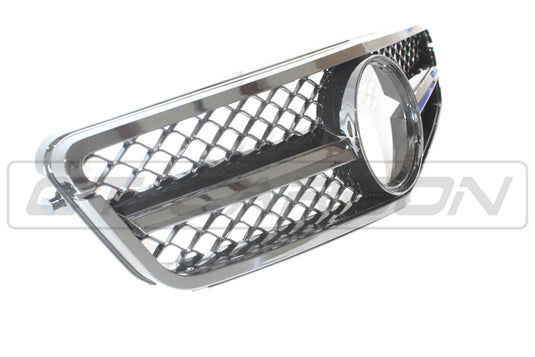 MERCEDES W204 C CLASS BLACK GRILLE