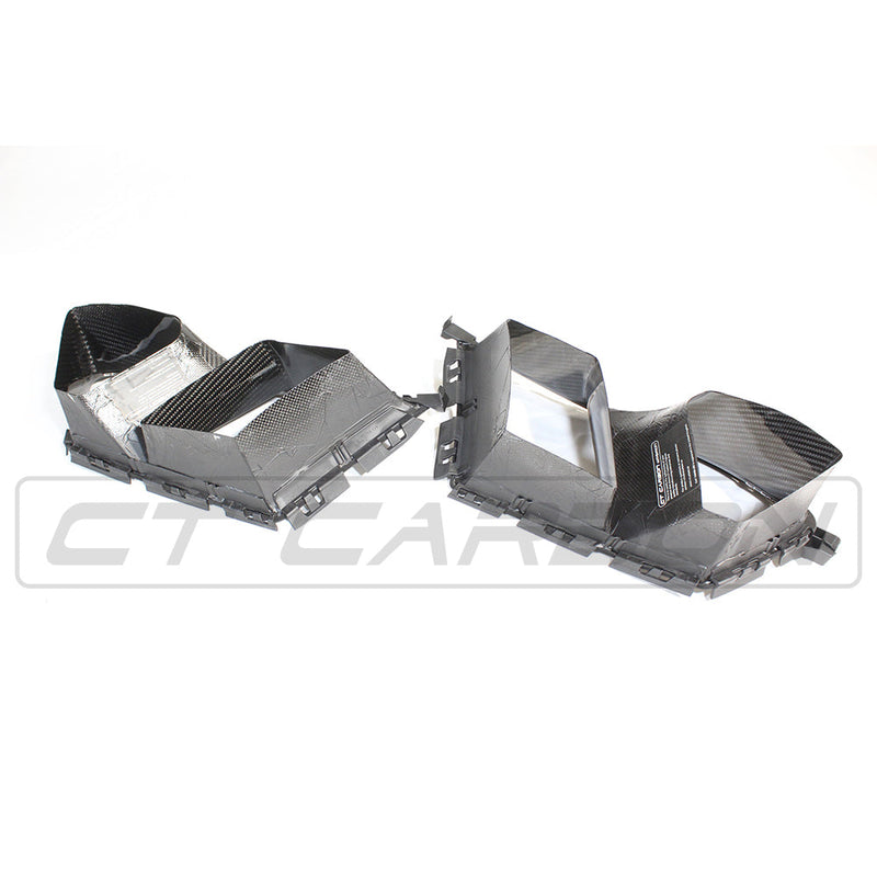 Load image into Gallery viewer, BMW M3/M4 G80/G82/G83 Carbon Fibre Bumper Ducts - MP Style

