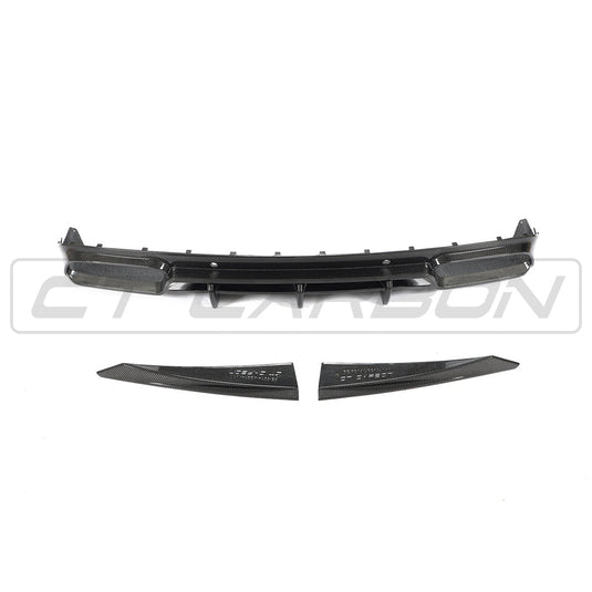 MERCEDES W205 C63 FACELIFT COUPE/CONVERTIBLE 2DR CARBON FIBRE DIFFUSER - CT DESIGN