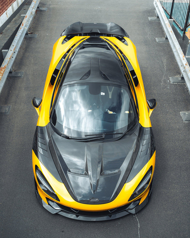 Load image into Gallery viewer, MCLAREN 720S CARBON FIBRE CT DESIGN SPLITTER
