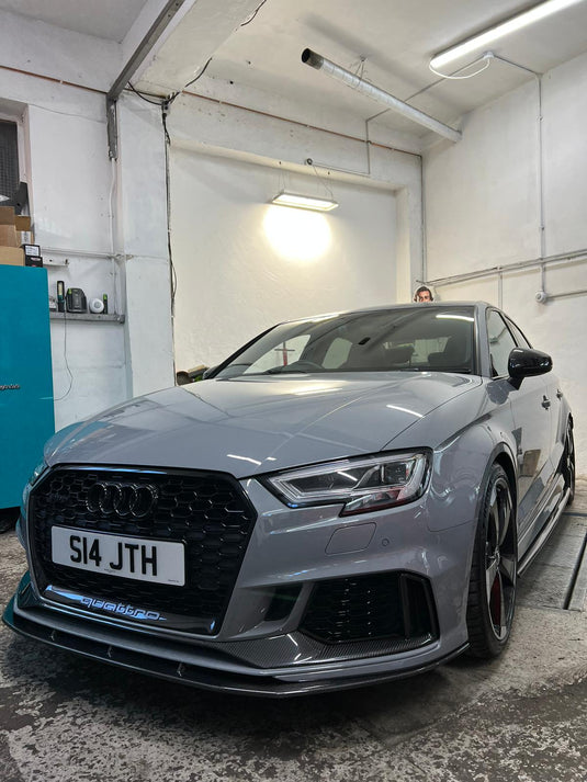 AUDI RS3 8V SALOON CARBON FIBRE SPLITTER