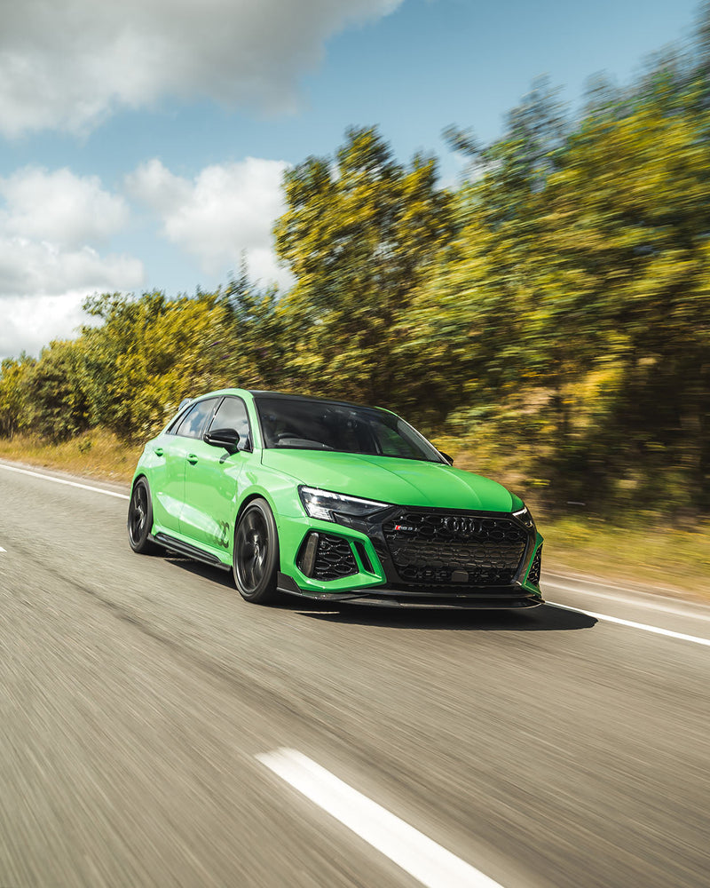 Load image into Gallery viewer, AUDI RS3 8Y CARBON FIBRE SPLITTER - CT DESIGN
