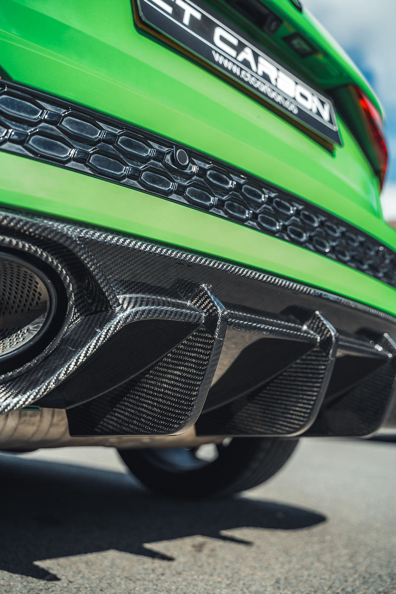 Load image into Gallery viewer, AUDI RS3 8Y SALOON CARBON FIBRE DIFFUSER - CT DESIGN
