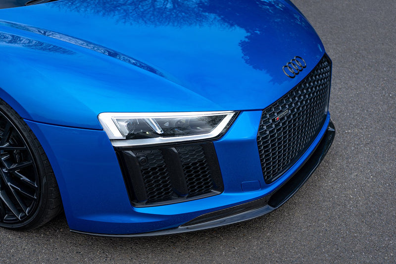Load image into Gallery viewer, AUDI R8 V10 GEN 2 CARBON FIBRE SPLITTER - V STYLE
