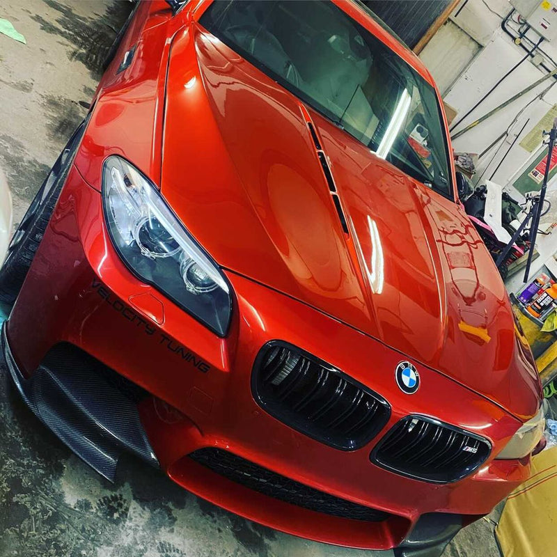 Load image into Gallery viewer, BMW F10 M5 CARBON FIBRE SPLITTER - MP STYLE
