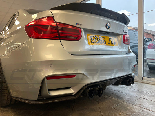 BMW M3 F80 & F30 3 SERIES CARBON FIBRE SPOILER - PS DUCKTAIL STYLE - CT Carbon