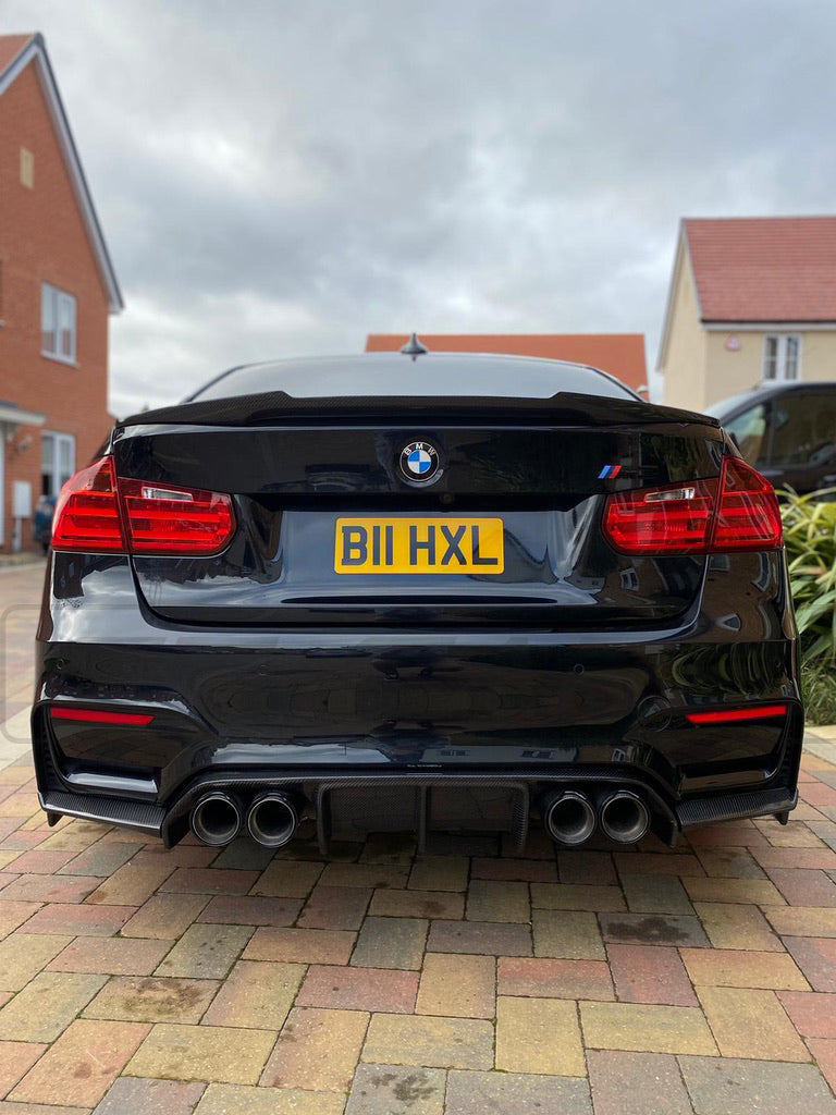 Load image into Gallery viewer, BMW M3/M4 (F80 F82 F83) CARBON FIBRE DIFFUSER - V-STYLE - CT Carbon
