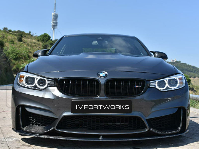 Load image into Gallery viewer, BMW M3/M4 (F80 F82 F83) CARBON FIBRE SPLITTER (3 PIECE) - MP STYLE - CT Carbon
