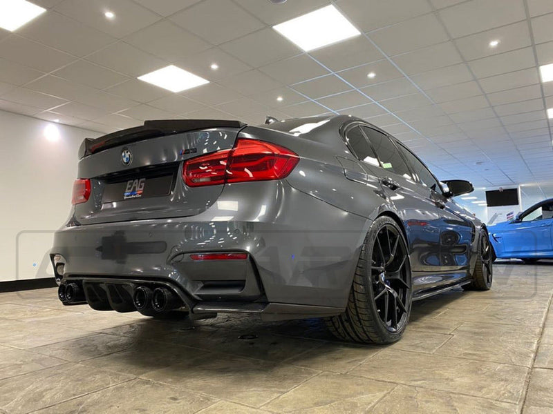 Load image into Gallery viewer, BMW M3/M4 (F80 F82 F83) CARBON FIBRE DIFFUSER - V-STYLE - CT Carbon
