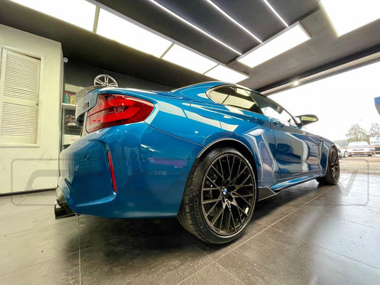 BMW M2 / M2C F87 CARBON FIBRE SIDE SKIRTS - MP STYLE - CT Carbon