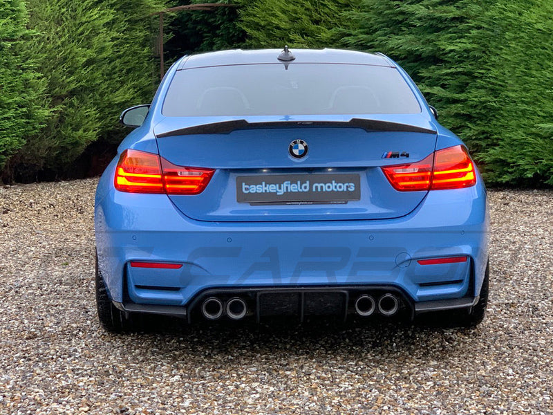 Load image into Gallery viewer, BMW M3/M4 (F80 F82 F83) CARBON FIBRE DIFFUSER - V-STYLE - CT Carbon
